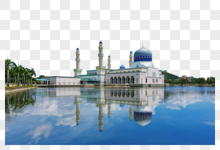 水上清真寺图片