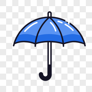 伞图标免抠矢量插画素材图片