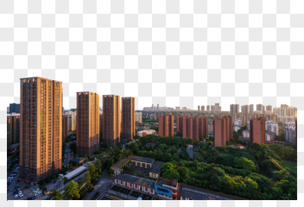 武汉高楼城市风光图片