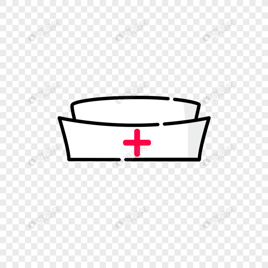 世界献血日义务献血护士帽图标元素图片