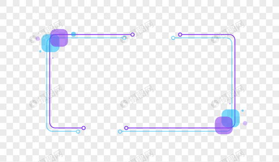 创意科技边框设计图片