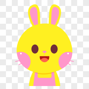 小黄兔图片素材