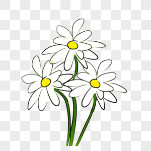 卡通花朵植物图片