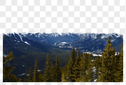 加拿大班夫国家公园sulphur mountain图片