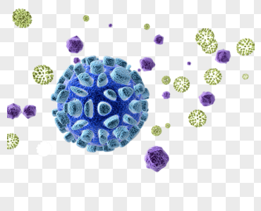 病毒细菌肠道菌群高清图片