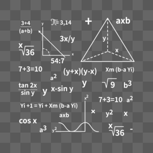 数学公式语文考试高清图片