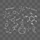 化学公式底纹图片