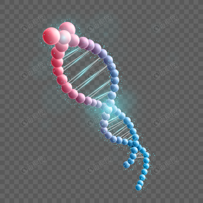 彩色DNA图片