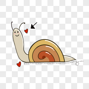 可爱蜗牛图片