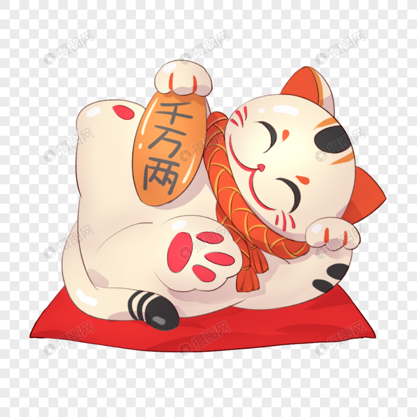 天猫节招财猫元素素材下载 正版素材 摄图网