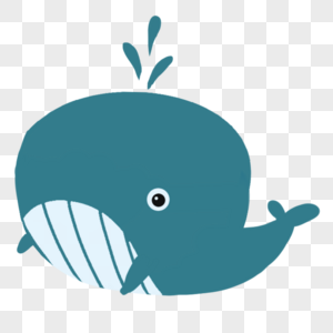手绘世界海洋日鲸鱼插画创意图片素材