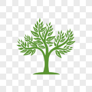 绿色树树木基因树高清图片