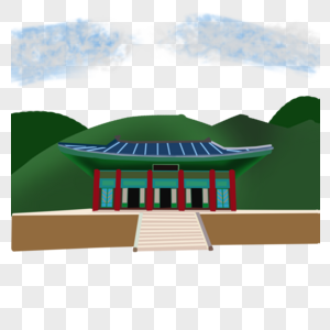 韩国建筑佛教寺院图片