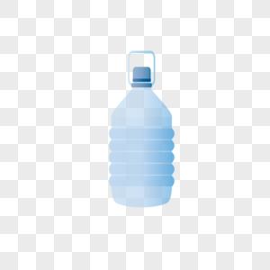 AI矢量图可爱卡通立体大瓶饮水瓶图片