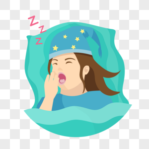 打哈欠的太阳图片