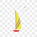 帆船海鸥图片