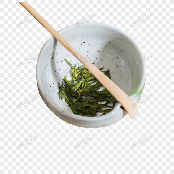 准备冲泡的绿茶图片