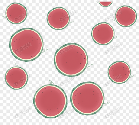 西瓜水果底纹图片