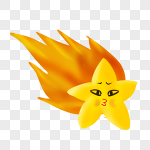 卡通火火星素材