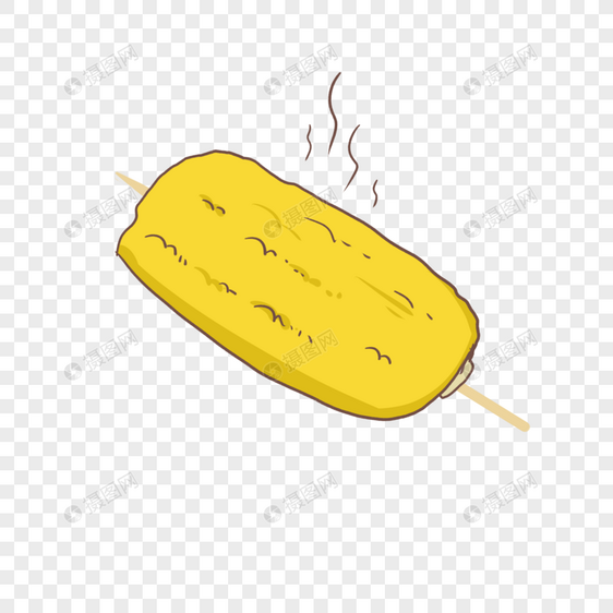 烤玉米图片