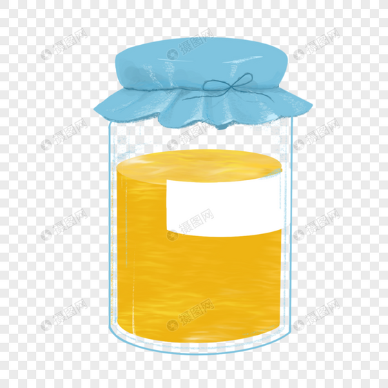 蜂蜜玻璃罐图片