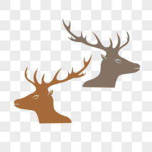 鹿头鹿角装饰图片