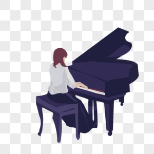 女钢琴家音乐节弹钢琴图片
