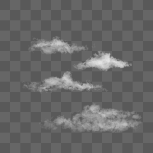 云朵云雾山谷高清图片