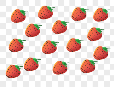 草莓水果底纹素材图片