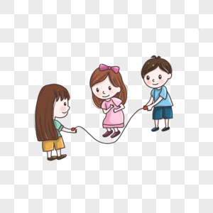 图片运动的人跳绳的女性远景高清图片跳绳的小人简笔画高清图片小女孩