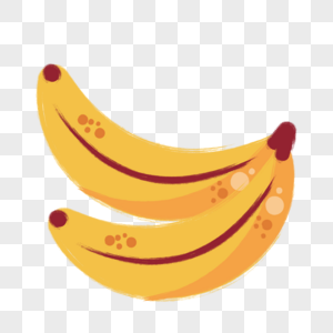 手绘夏日水果香蕉图片