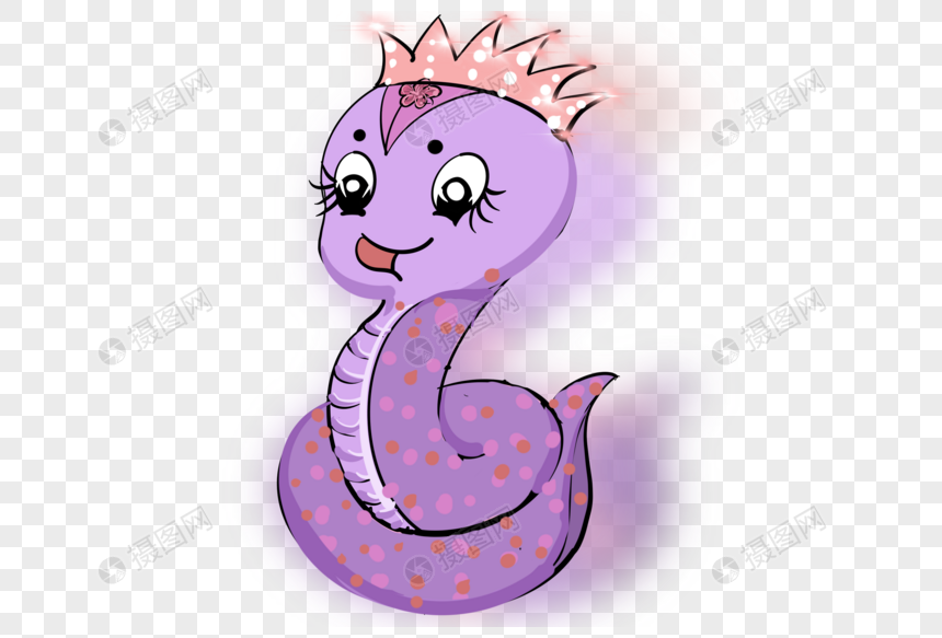 浅紫色的蛇图片