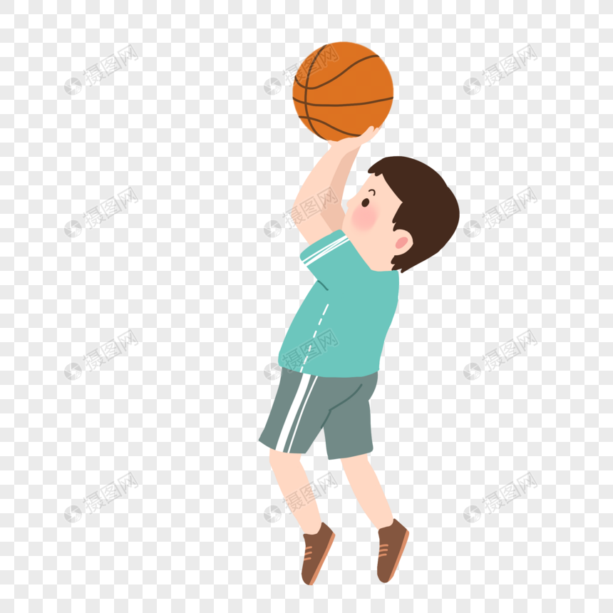 篮球卡通图片
