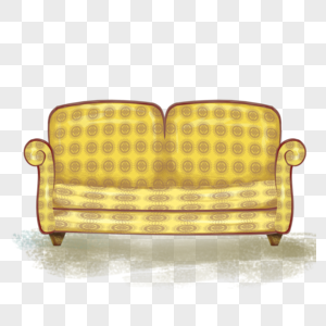 家居实用沙发高档黄色沙发图片