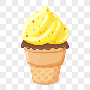 夏日冰淇淋甜筒图片