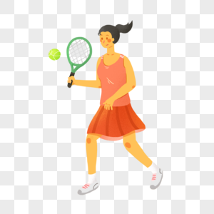网球比赛打网球的女孩图片