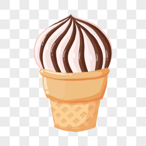 夏日甜筒冰淇淋图片