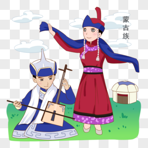蒙古族舞蹈蒙古族男孩高清图片