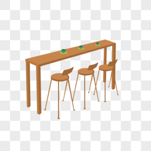 长桌和椅子桌子椅子和咖啡高清图片