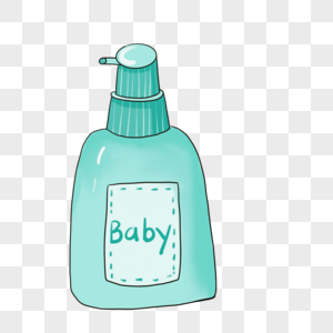 卡通沐浴露元素素材