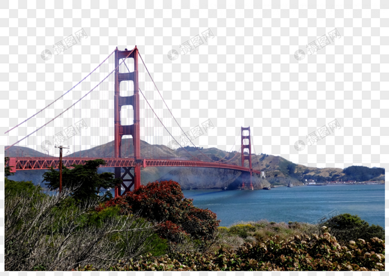 美国西部行旧金山金门大桥图片