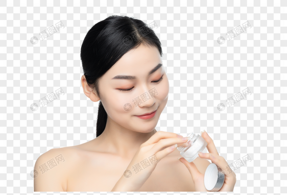 女性护肤面霜乳液图片