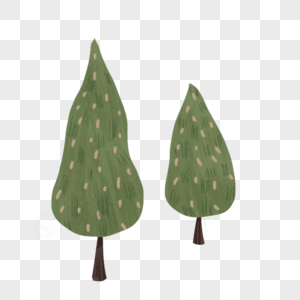 绿色肌理小树图片