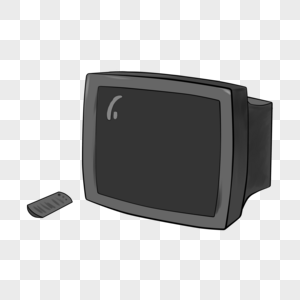 电视机黑色电视高清图片