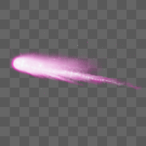 紫色彗星光效图片