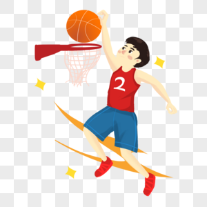 投篮的男孩图片素材