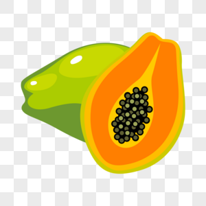 夏季水果营养木瓜干高清图片