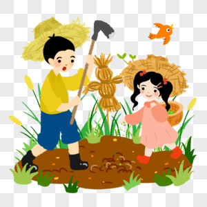 耕种播种图片