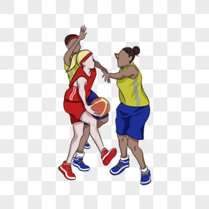 nba篮球简笔运动奥运会活动女篮女运动员女子篮球图片