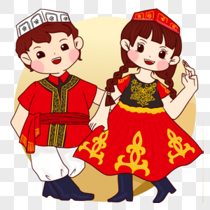 维吾尔族舞蹈图片素材